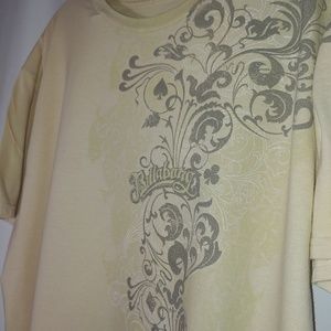 Billabong Men's Slim Fit XL Beige/Tan T-shirt